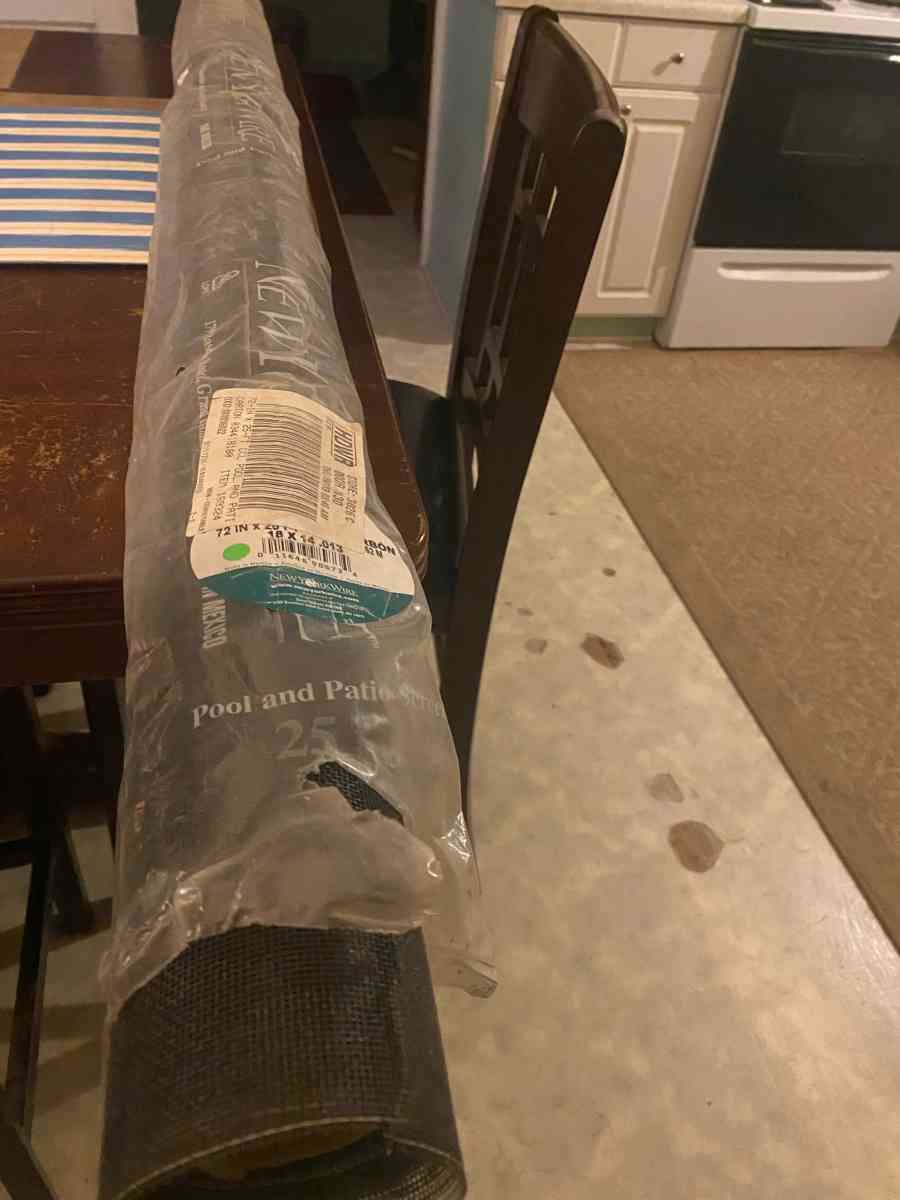Pool and Patio Mesh Screening 6x25
