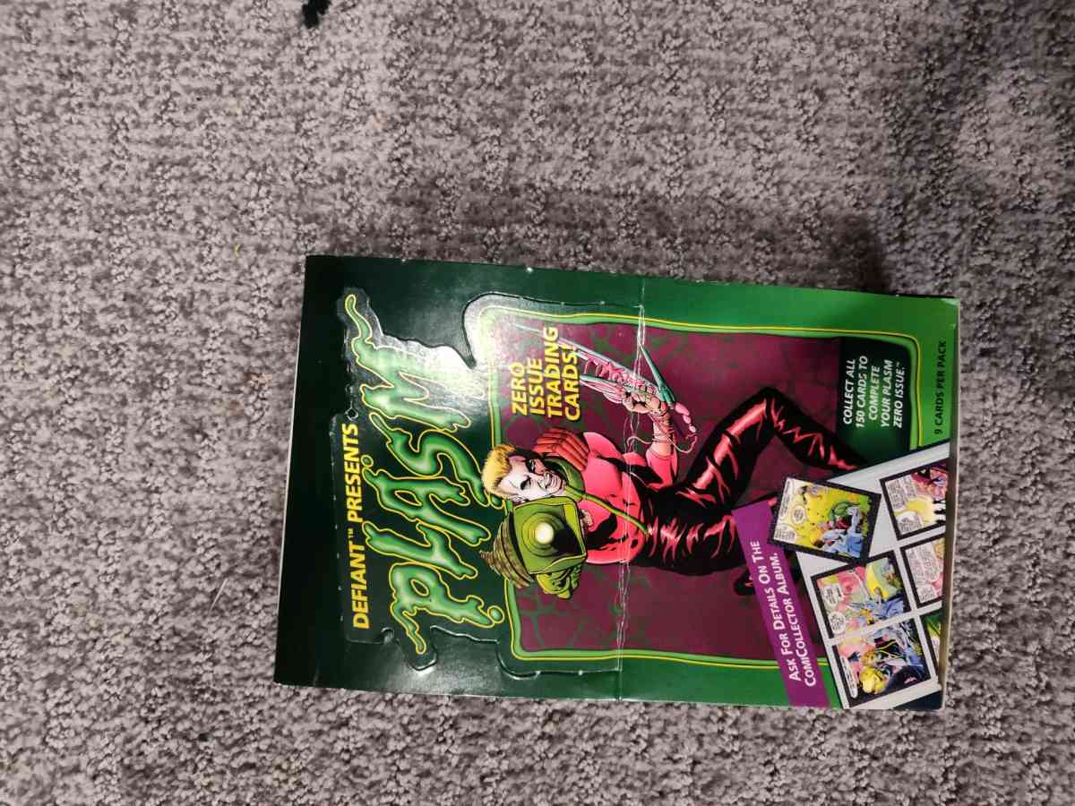 plasm comic trading cards