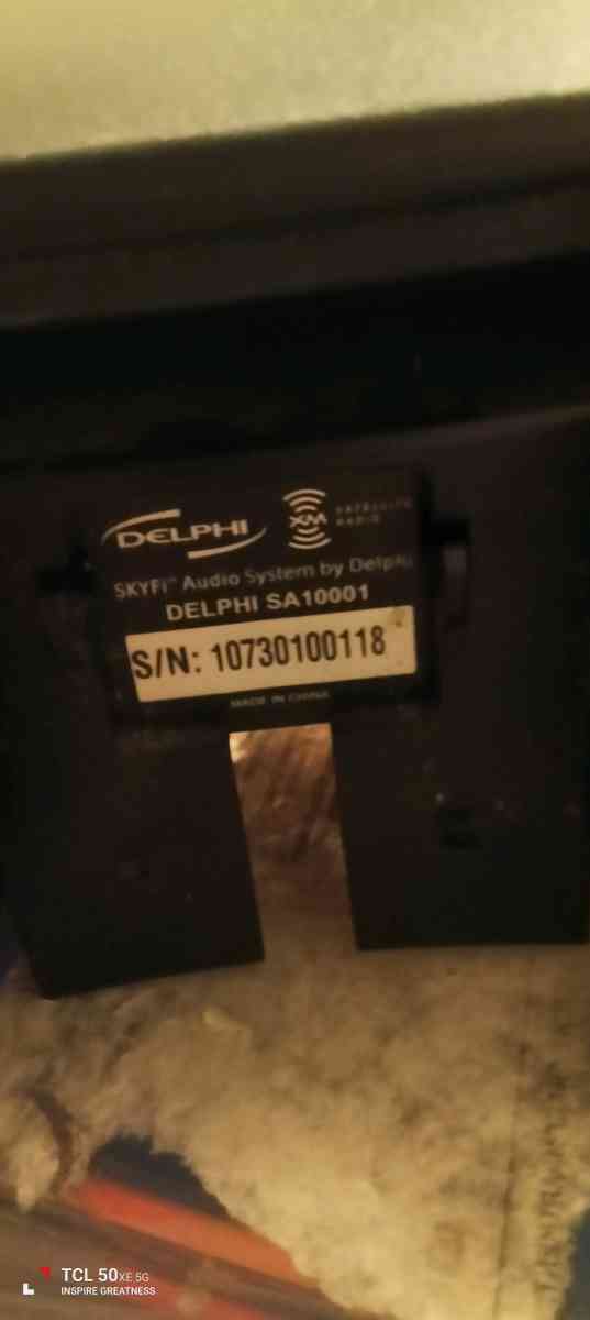 Skyfi XM Radio Boom Box by Delphi