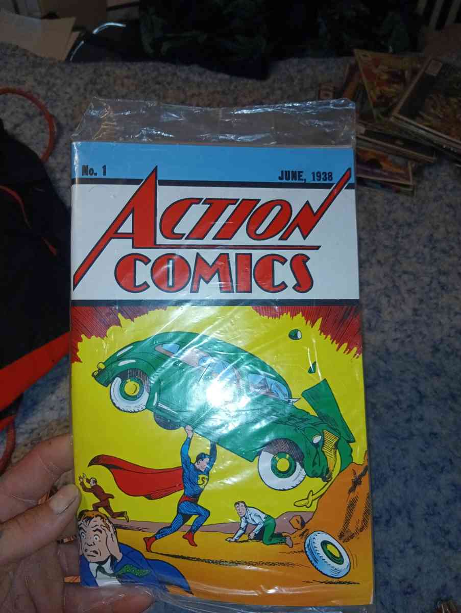 1938 actions comic featuring Superman