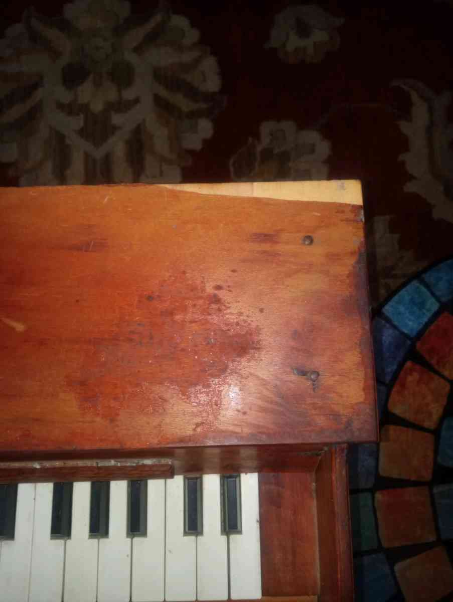 small antique vintage piano