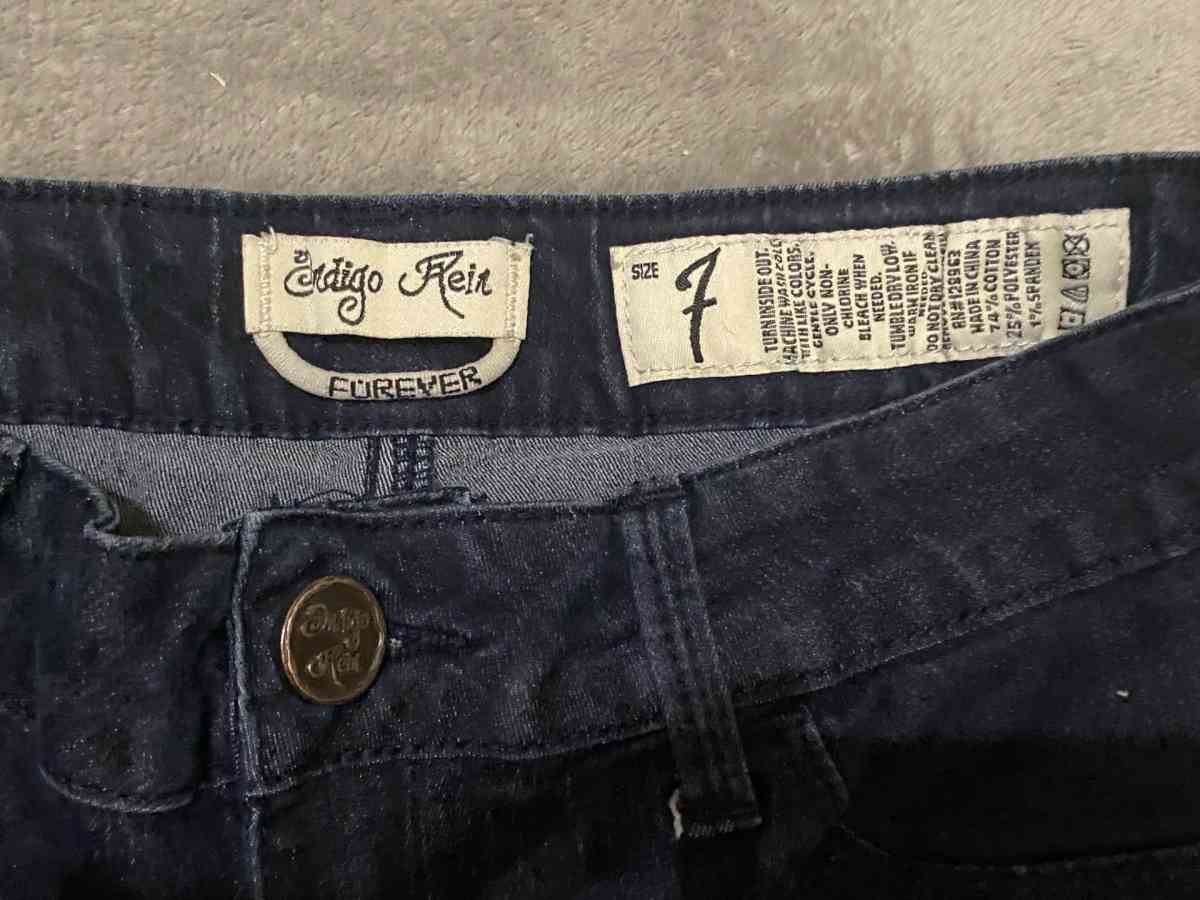 indigo rein denim shorts