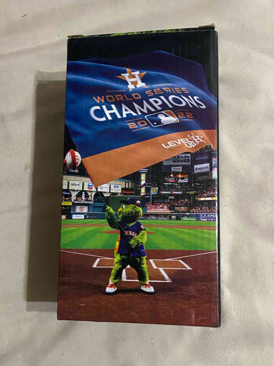 Houston Astros orbit 2022 World Series flag bobble head