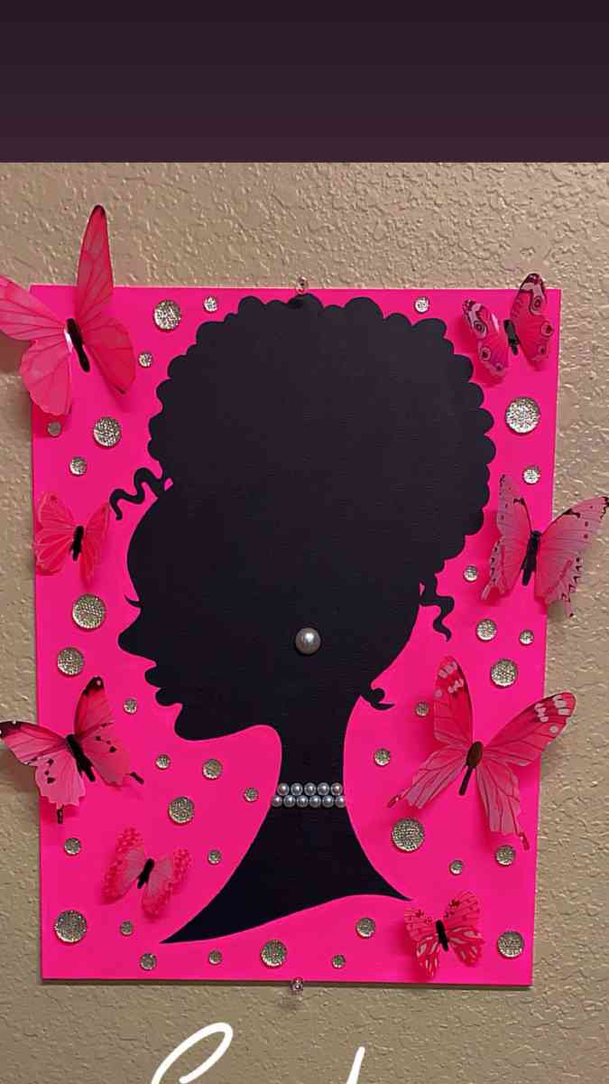 Black Barbie canvas