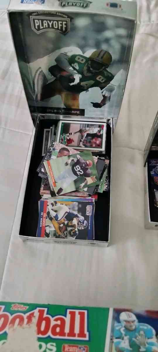 Collection Of NFL Football Trading Cards