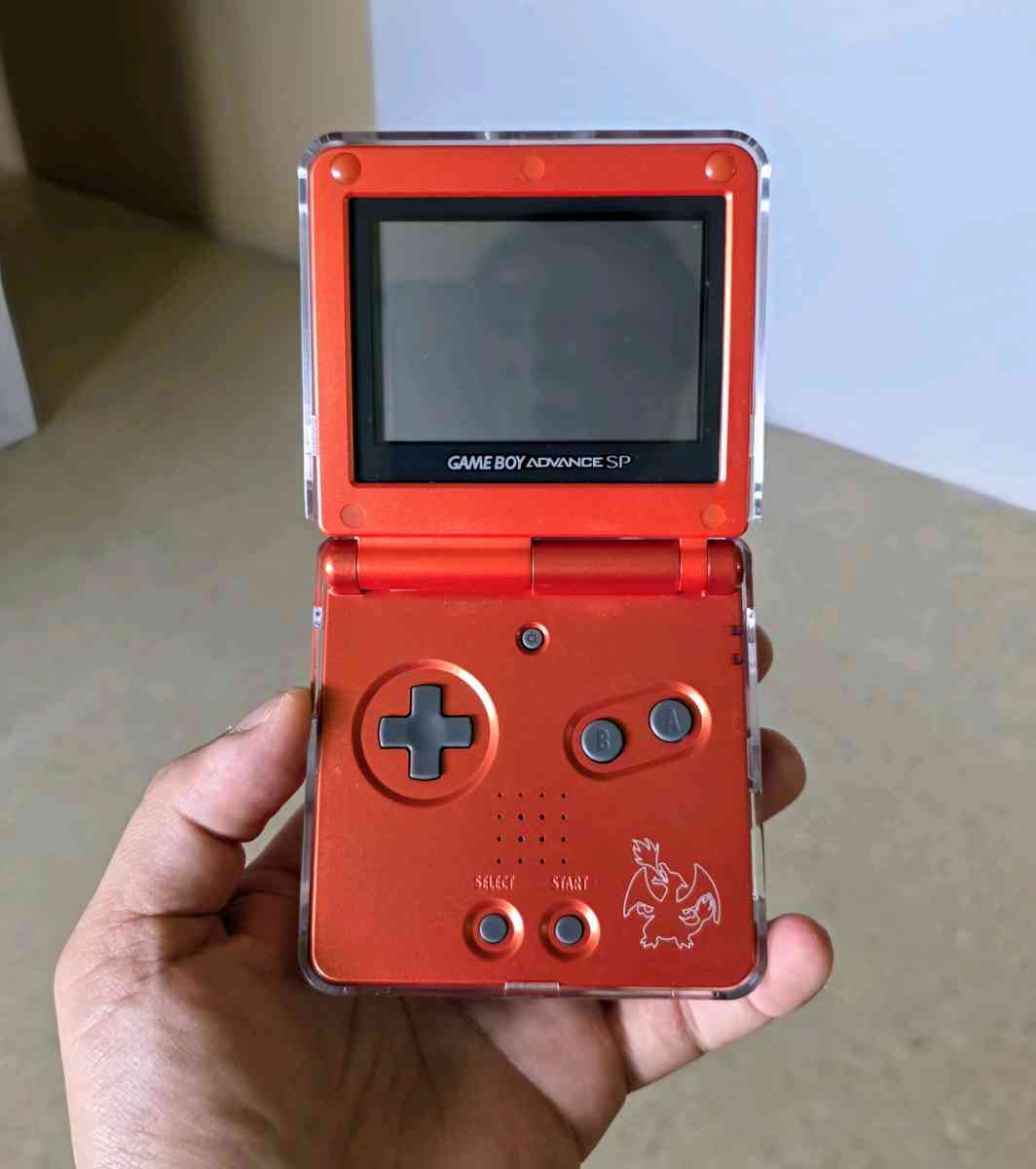 Gameboy advance sp Ags001 Fire red edition