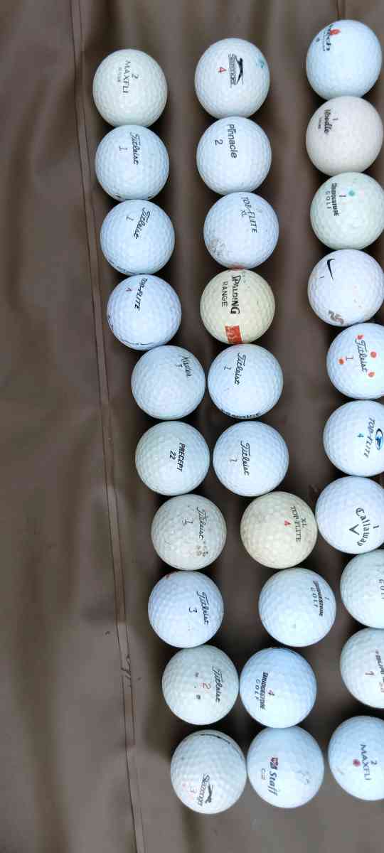 Mixed Brand Used Golf Balls