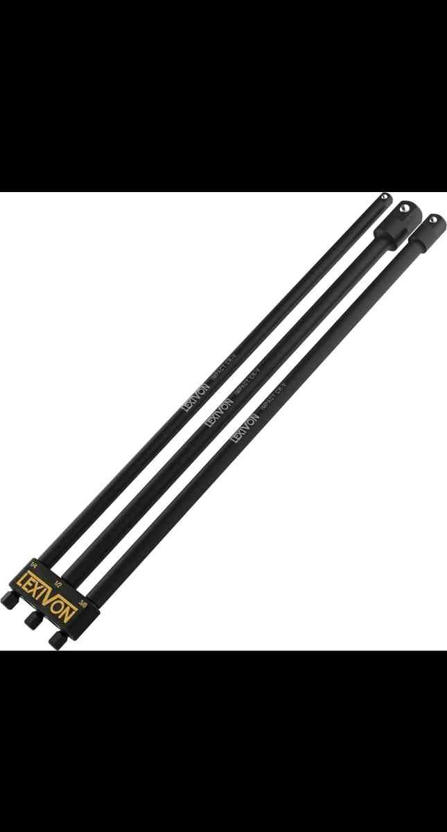 Impact Grade Socket Adapter Set 12 inch Extension Bit LX 103