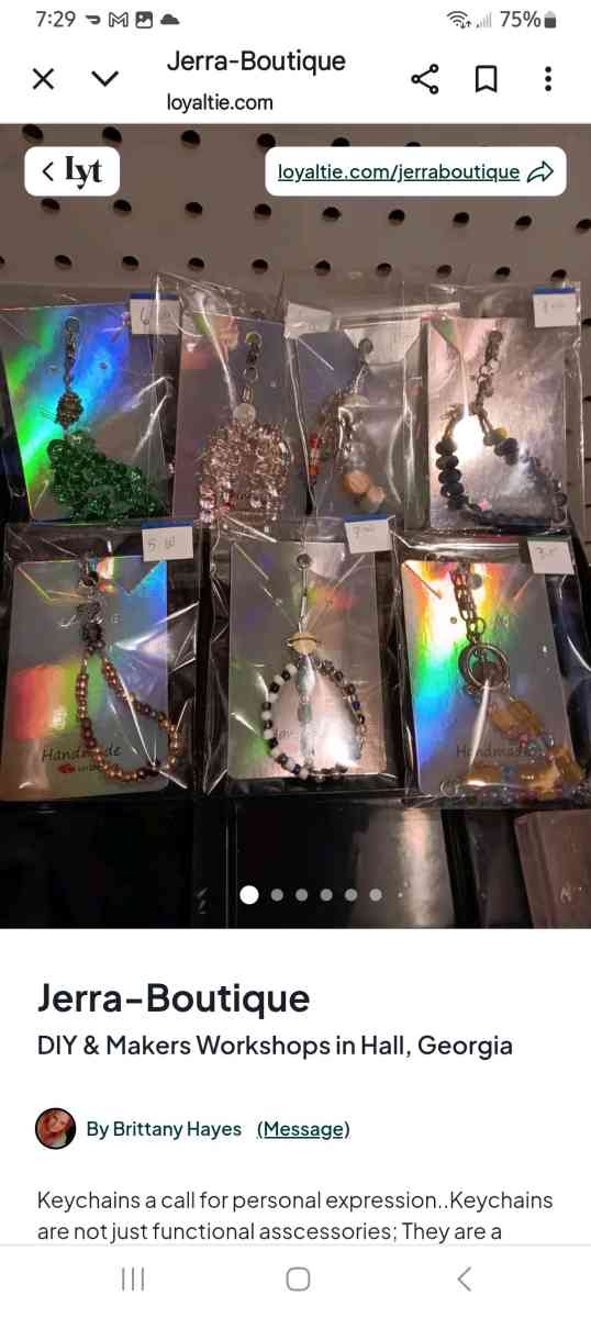 jewelry and keychains