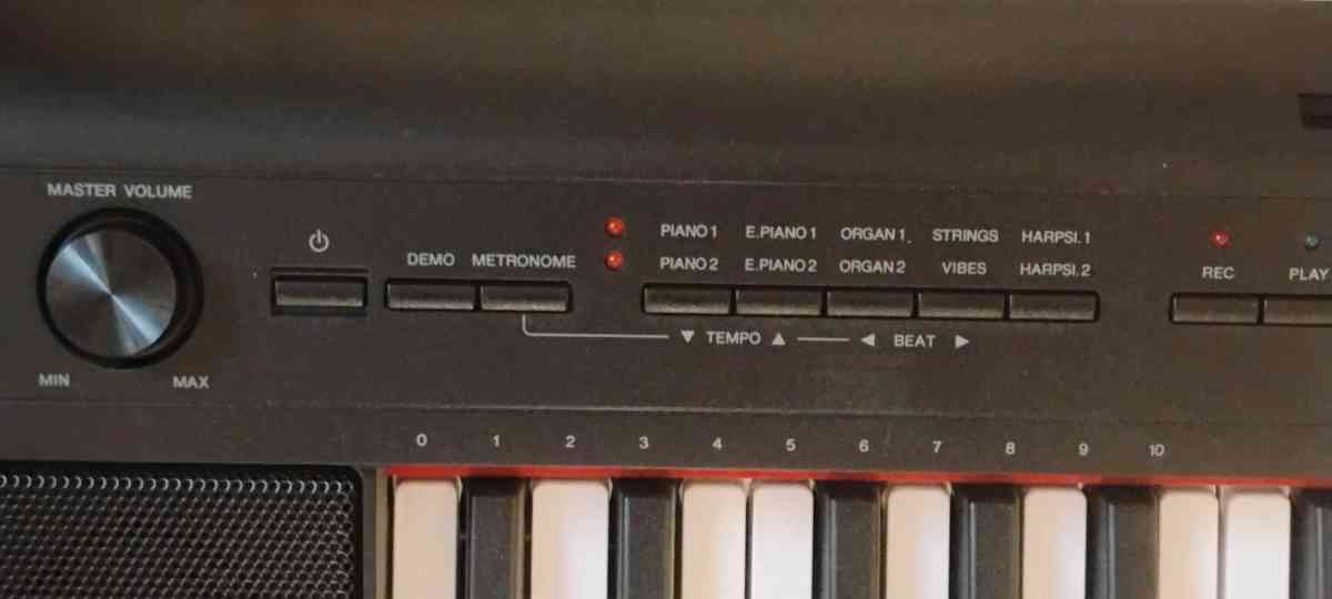 Yamaha NP12 61 Key Piaggero Portable Digital Corded  Battery