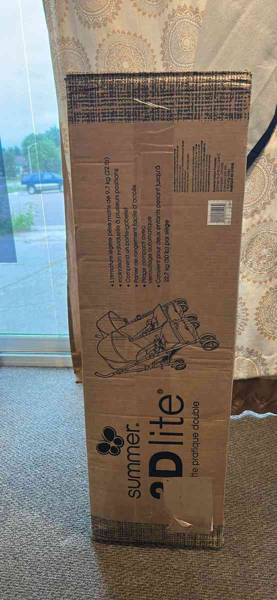 Baby swing new 2 double strollers Brand new head massager