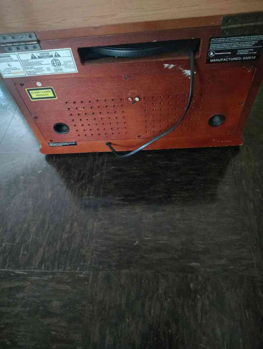 Class 1 Laser Product Record Player USB Hookup Tape Player