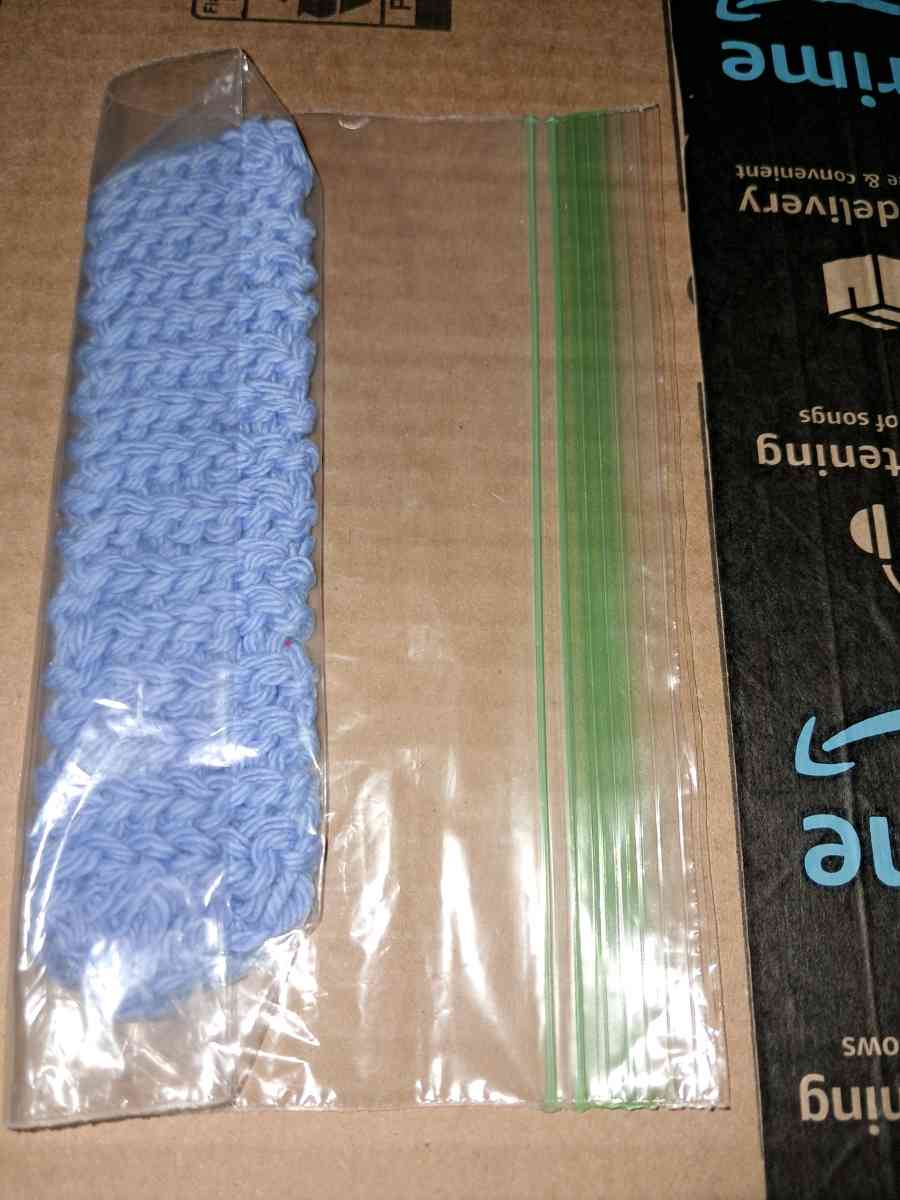 A Handmade Crocheted Bookmark Regular Blue