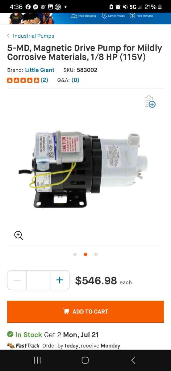 5 MD magnetic drive pump