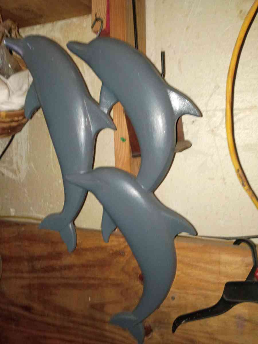 dolphin hanging sculpture