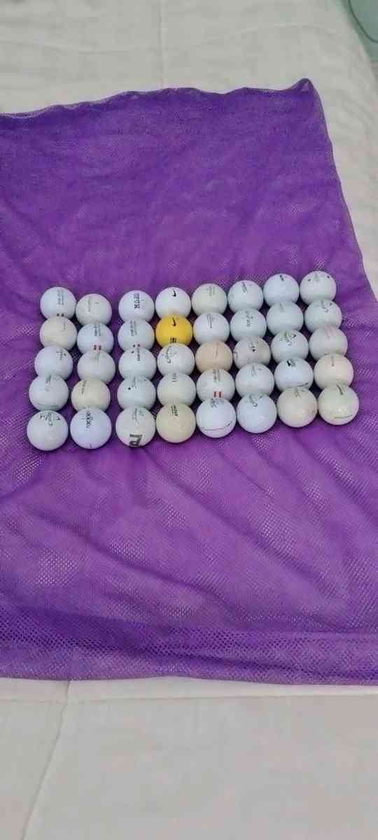 Assorted Used Golf Balls