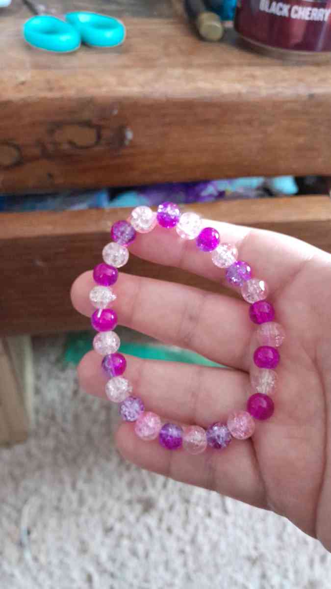 beautiful cherry blossom colored bracelet