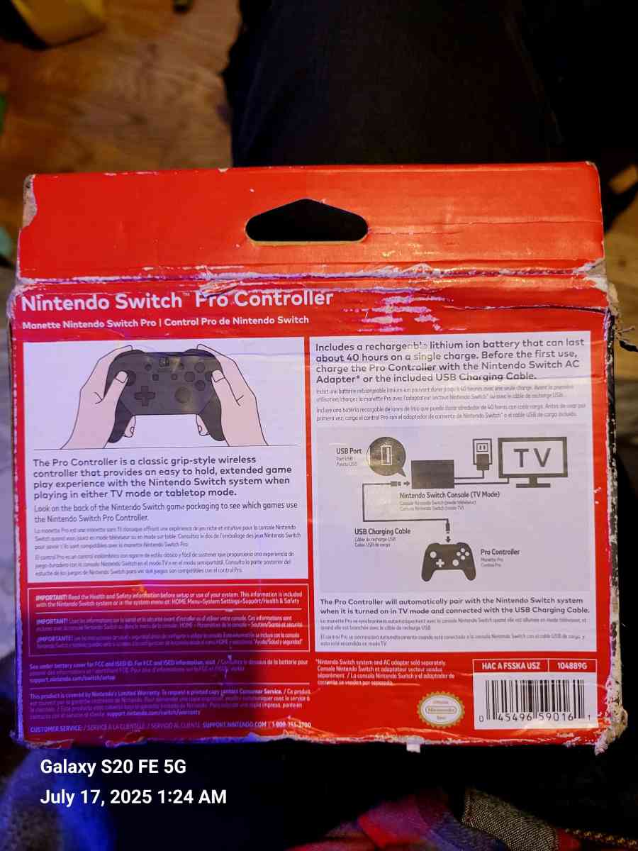 Nintendo switch pro controller