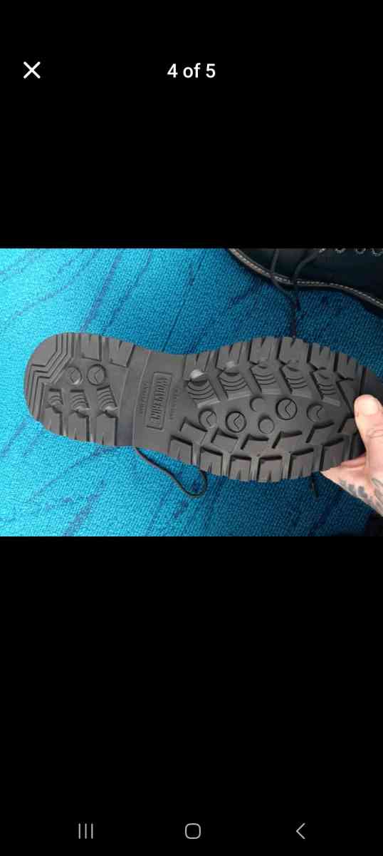 size 9 Wolverine waterproof steel toe boots