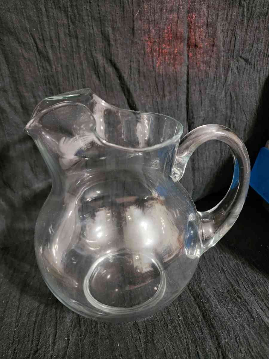 glass pitcher