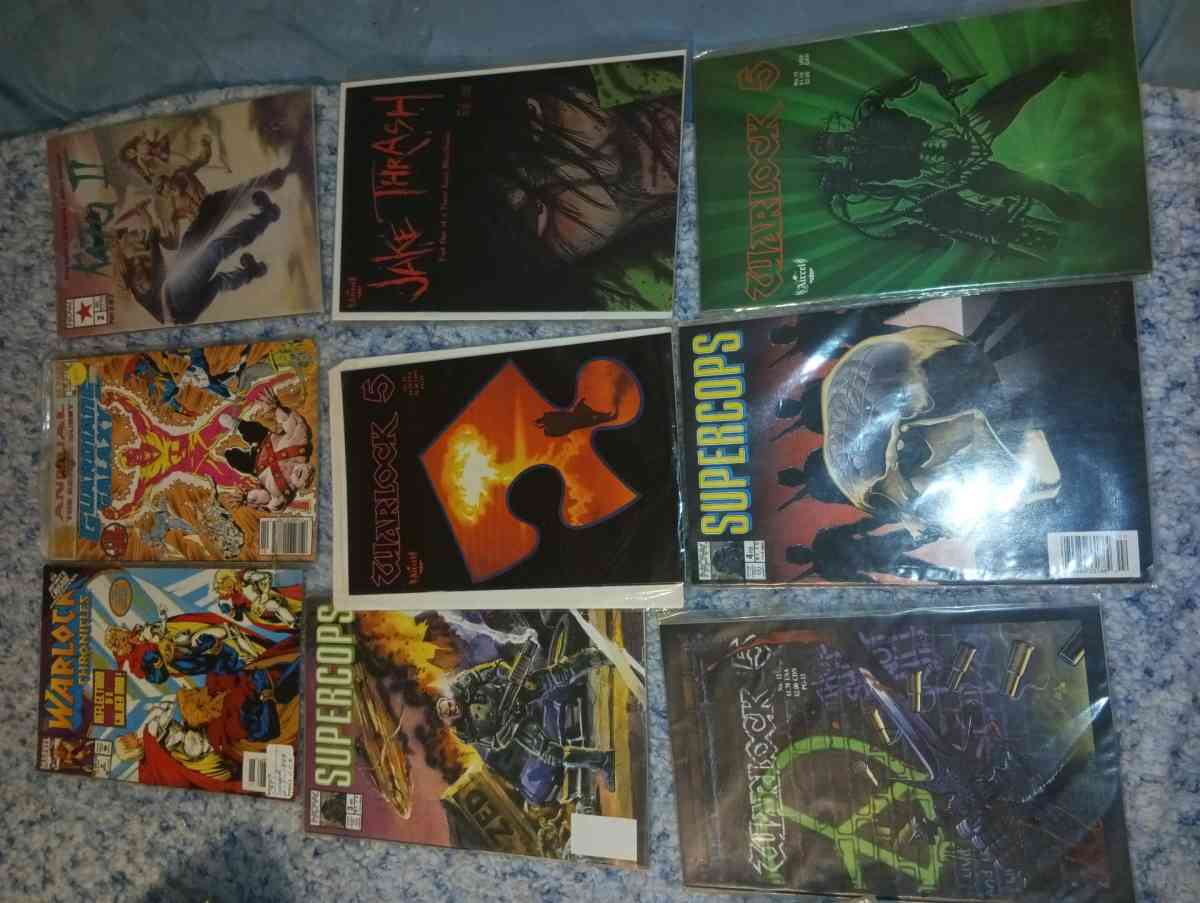 marvel and DC comic books from the early 80 on up