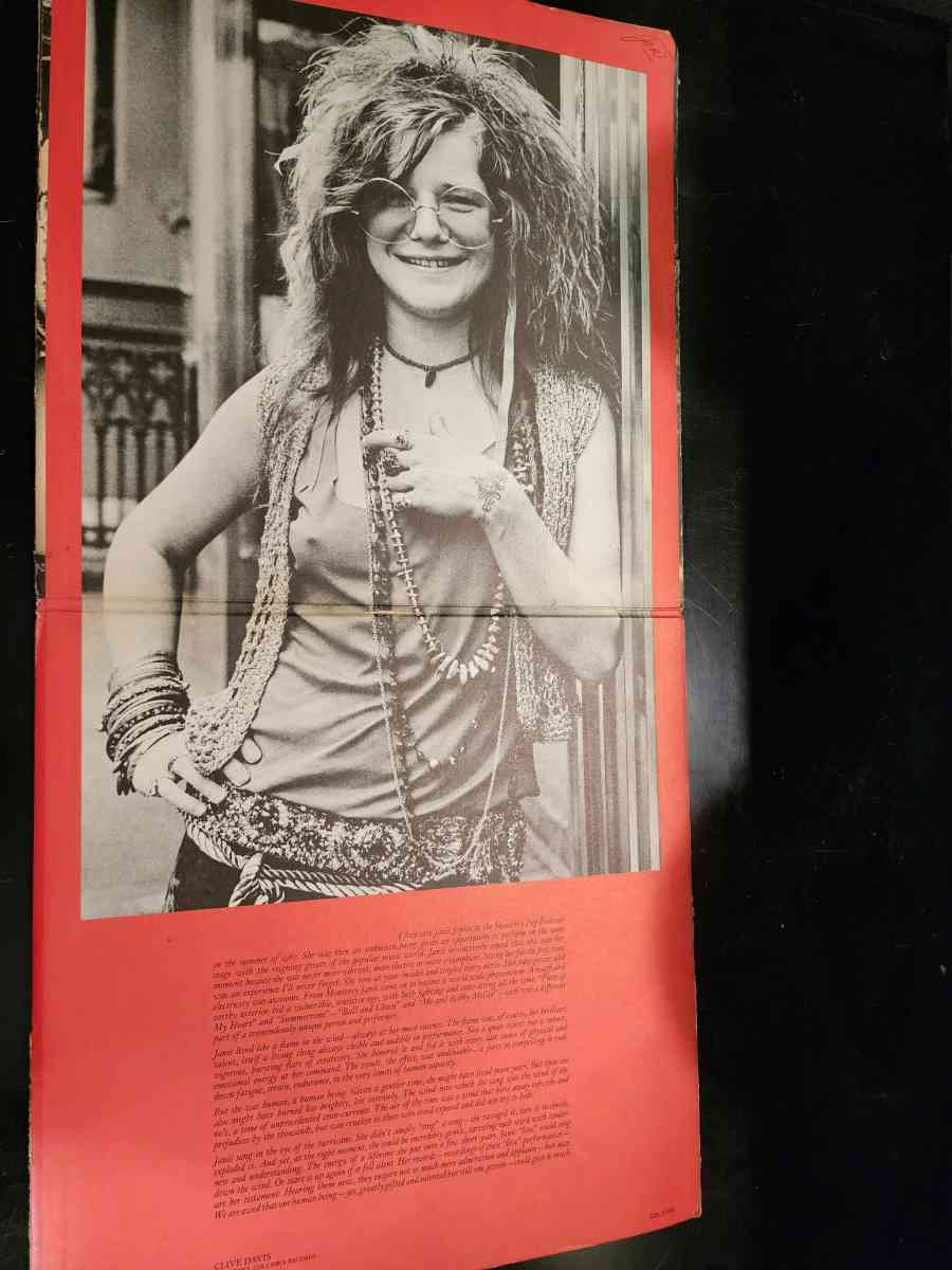 Janis Joplin picture doll and album