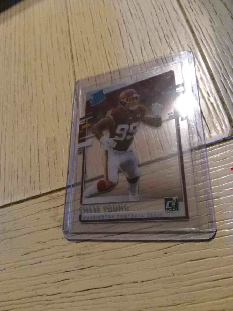 clearly Donruss Rookie of Chase young Acetate