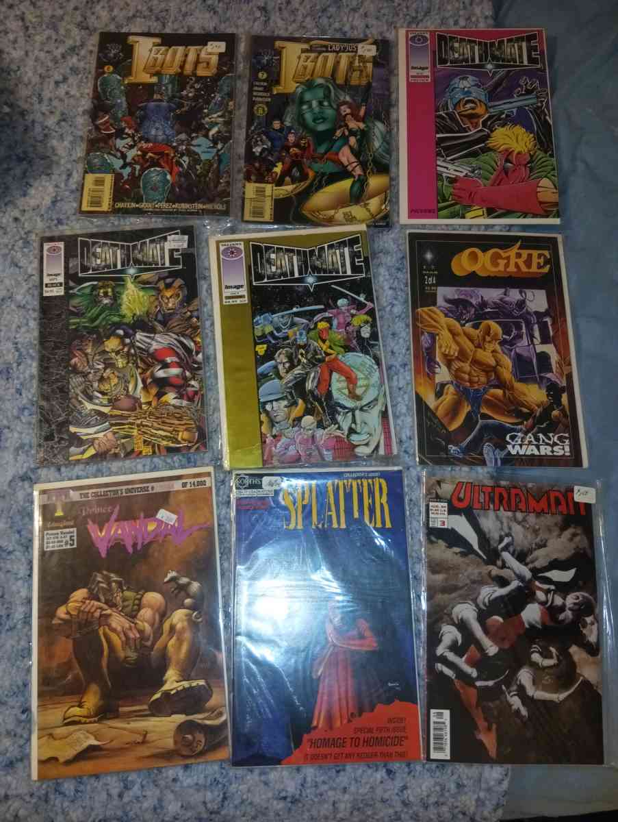 marvel and DC comic books from the early 80 on up