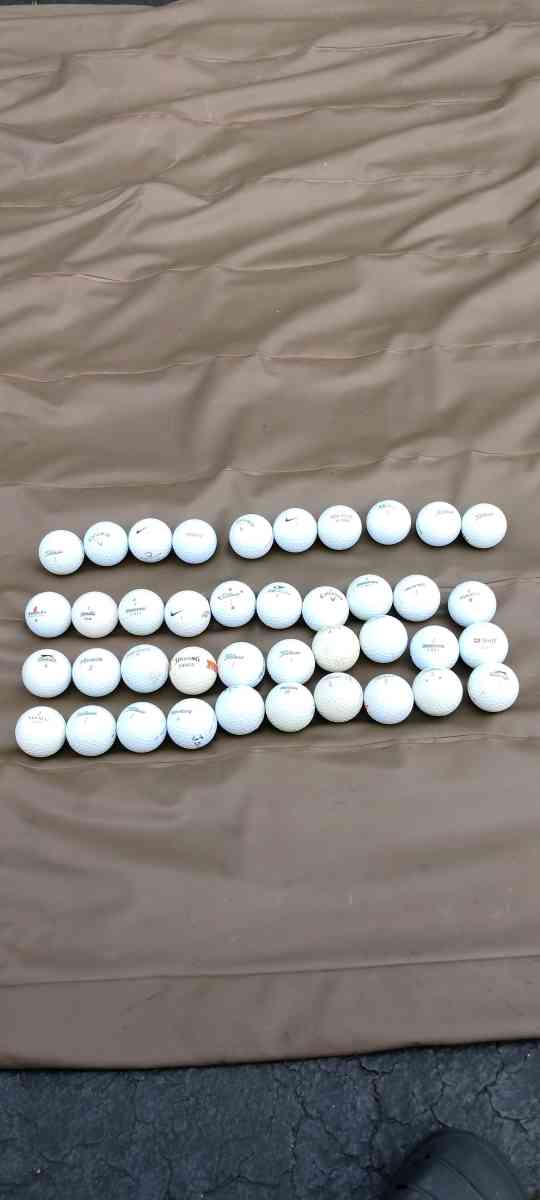 Mixed Brand Used Golf Balls
