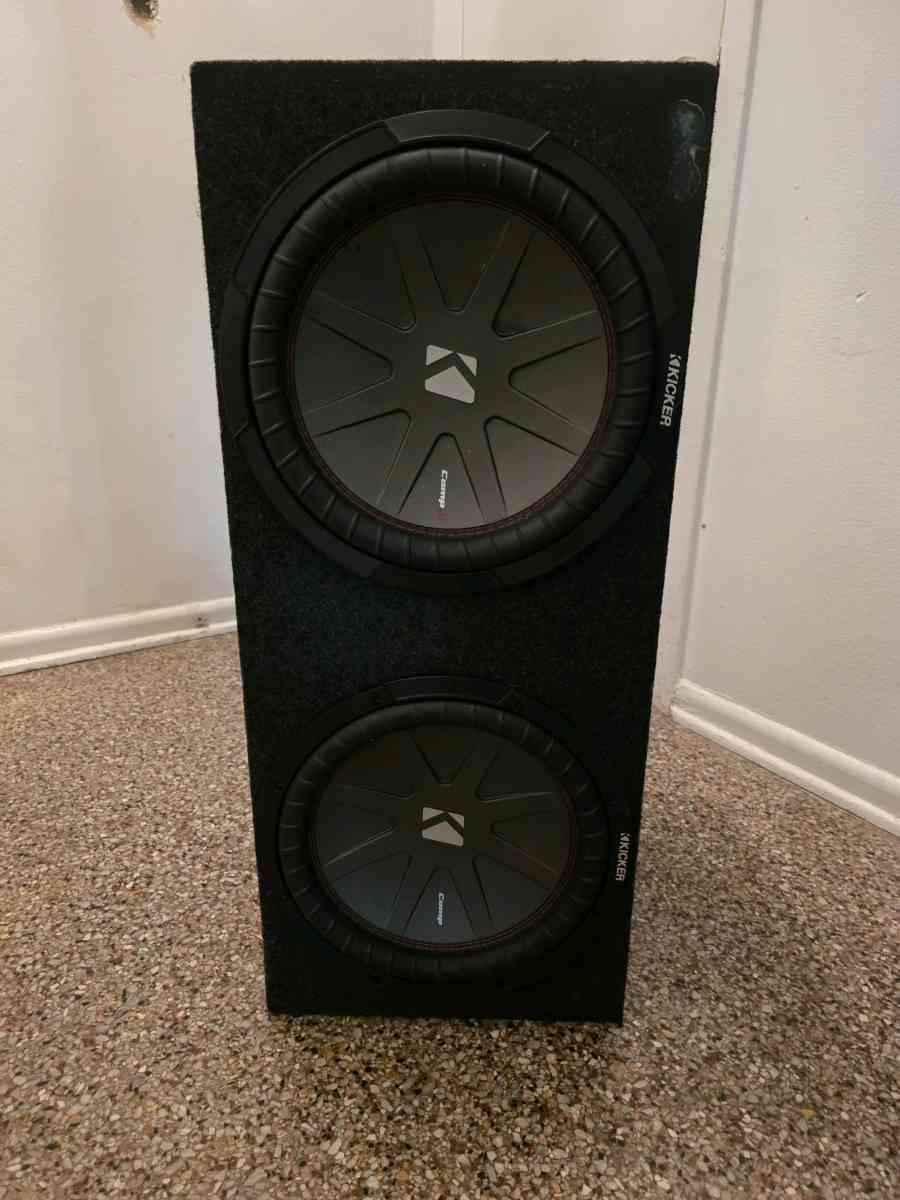 12 inch Kicker Comp r subwoofers