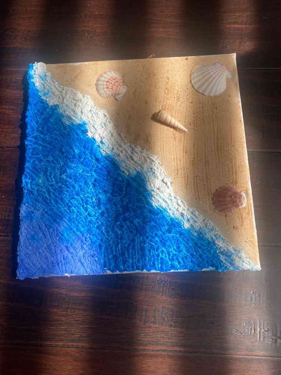 textured everything beach homemade