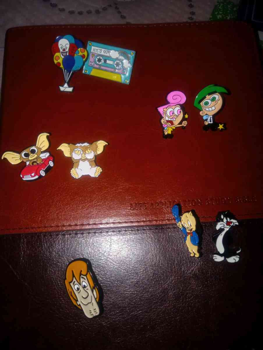 collector cartoon pins for hats and clothing