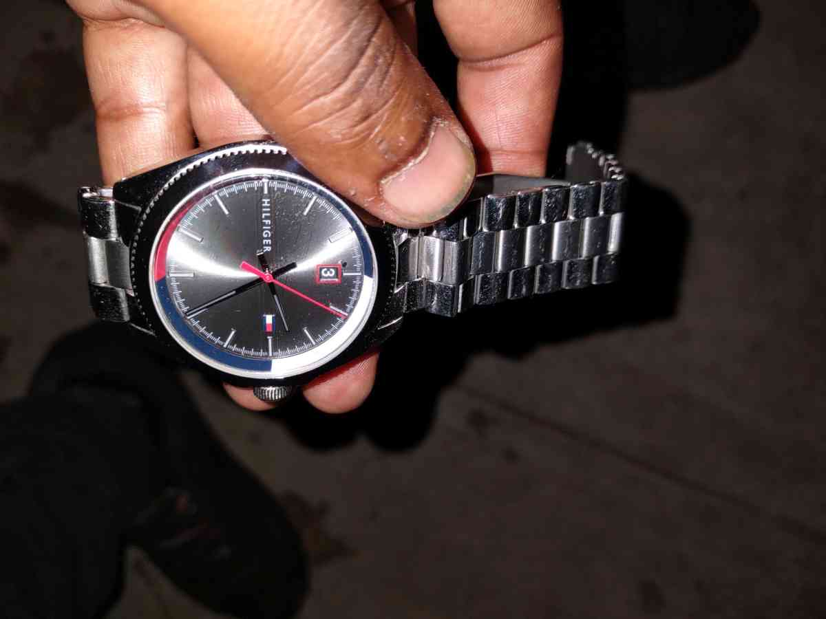 Tommy Hilfiger Mens Quartz Stainless Steel and Bracelet Casu