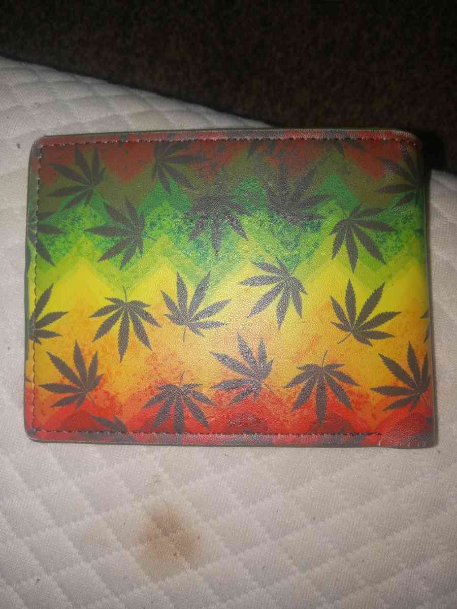 hemp print wallet