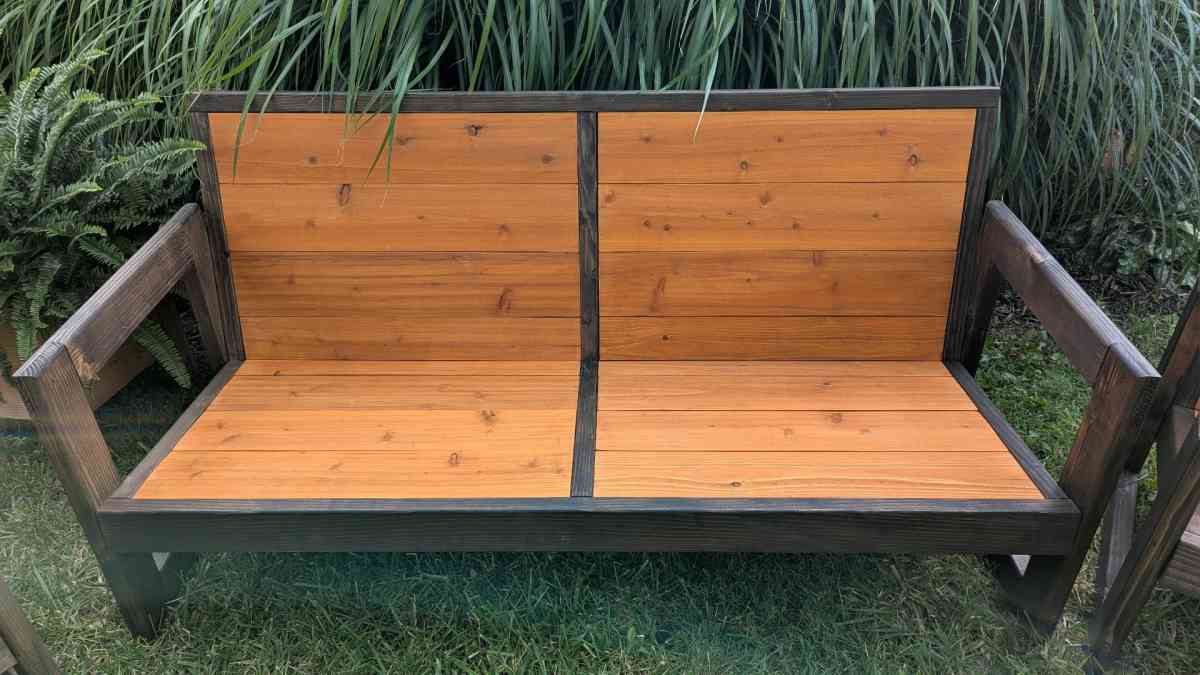 Rustic 3 Piece Patio Furniture  Handmade  Built to Last