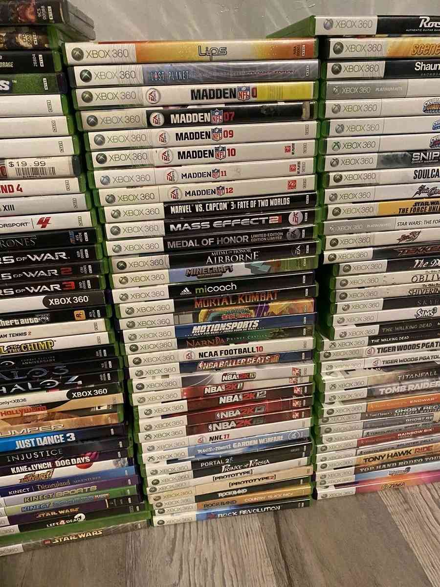 Im selling a bunch of different games and a few systems