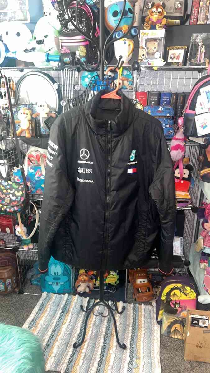 Mercedes Benz AMG Petronas F1 Mens Performance Jacket  Black