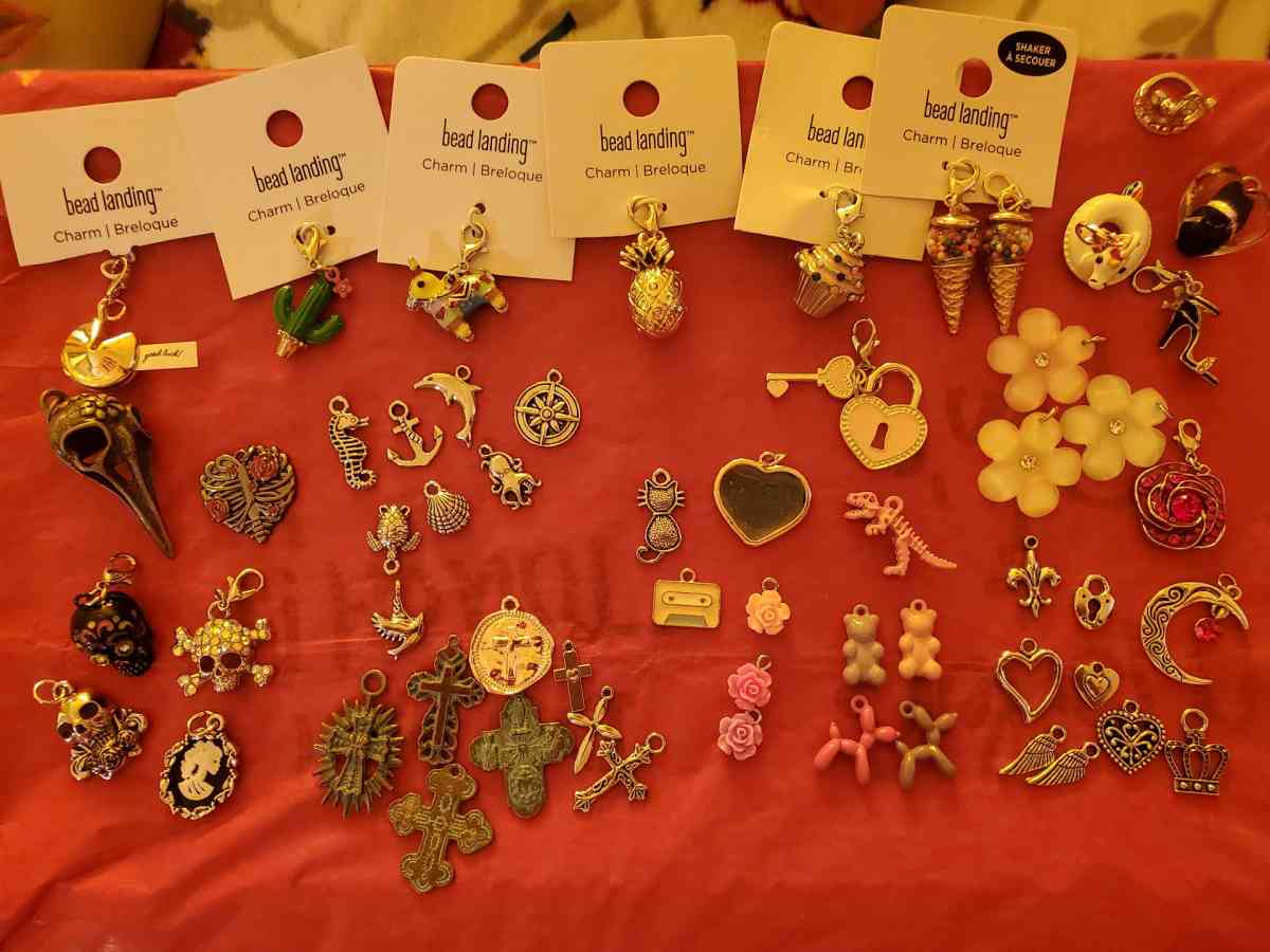 Assorted Charms for Jewelry making and charm bracelets