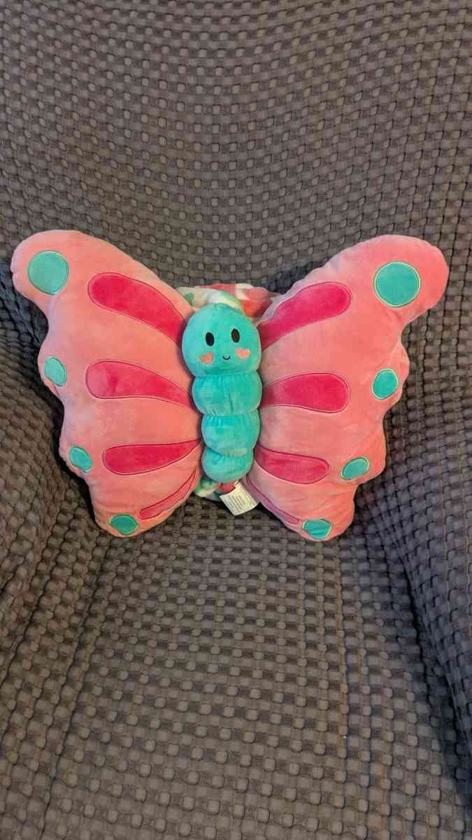 Butterfly Plush and Throw Set