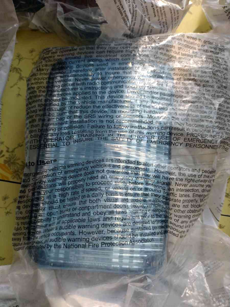 multiple whelen 600 series led flashing lights emergency