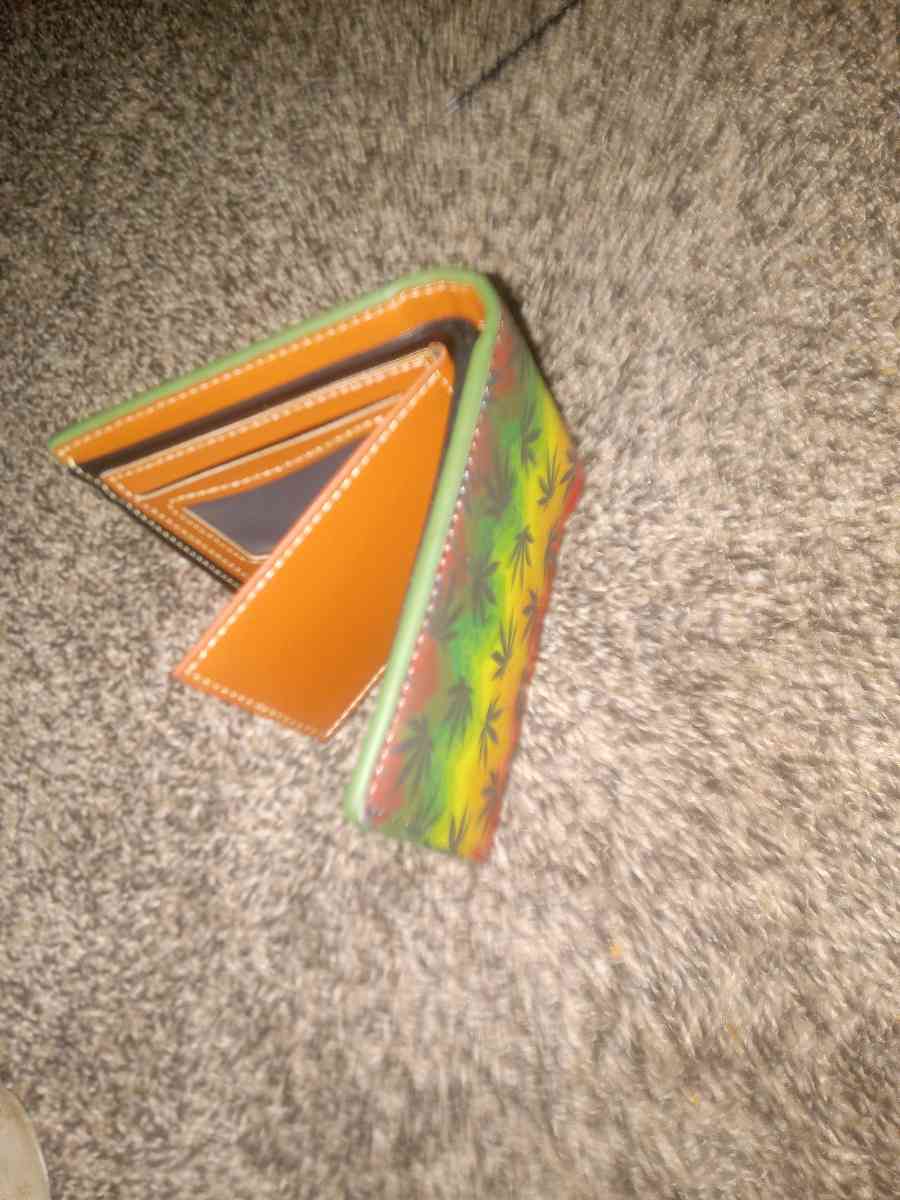 hemp print wallet