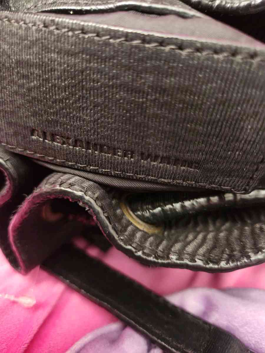 Alexander Wang black suede studded bag Diego Bucket bag