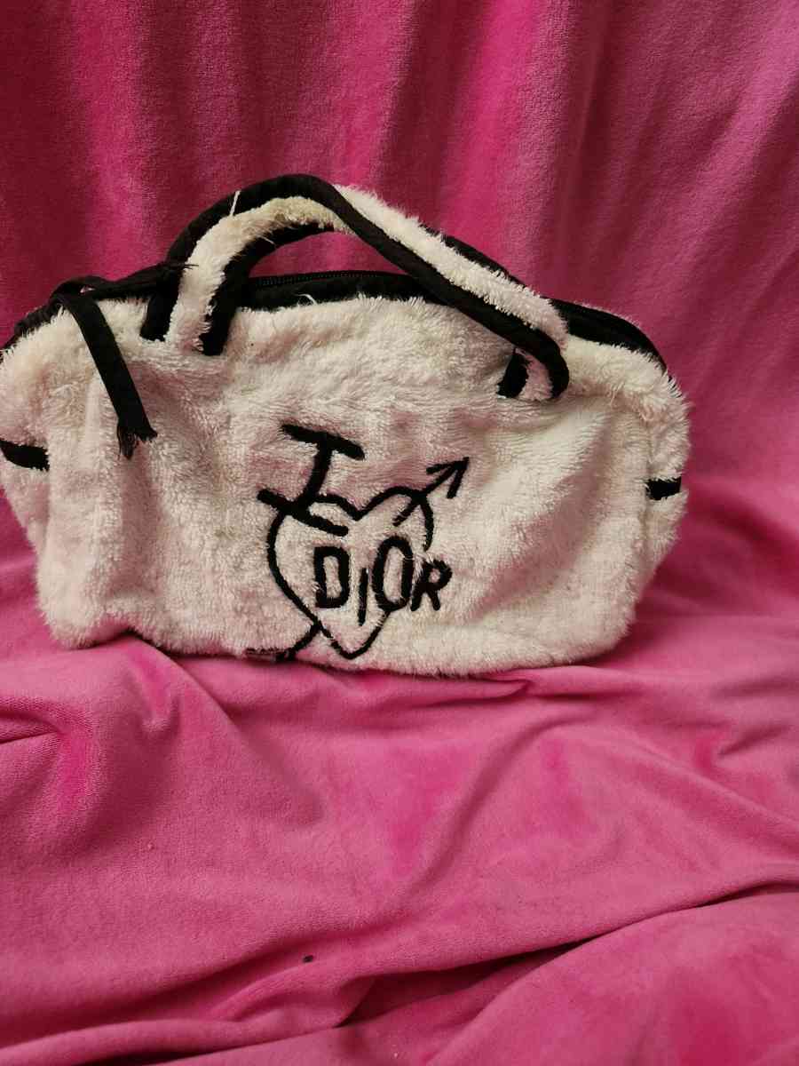 Dior Terry cloth muni satchel