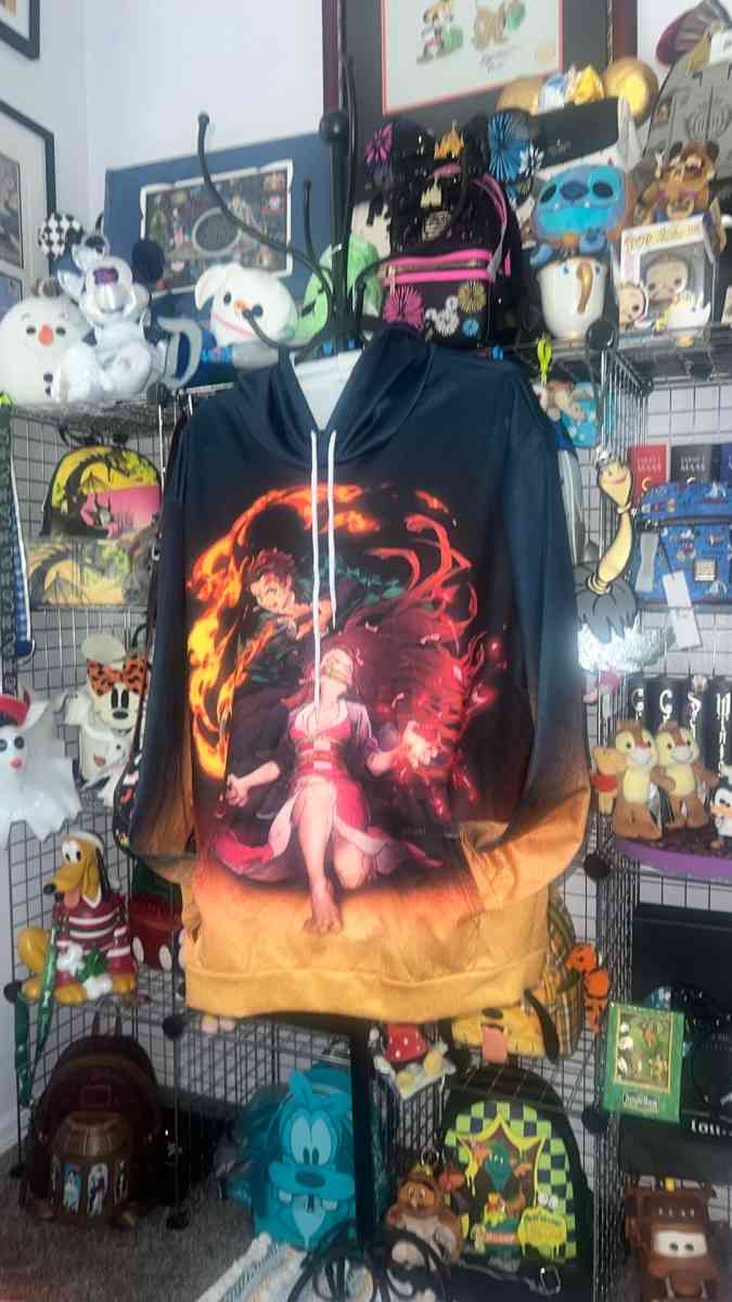 NWOT Demon Slayer With Tanjiro and Nezuko Hoodie Mens XL