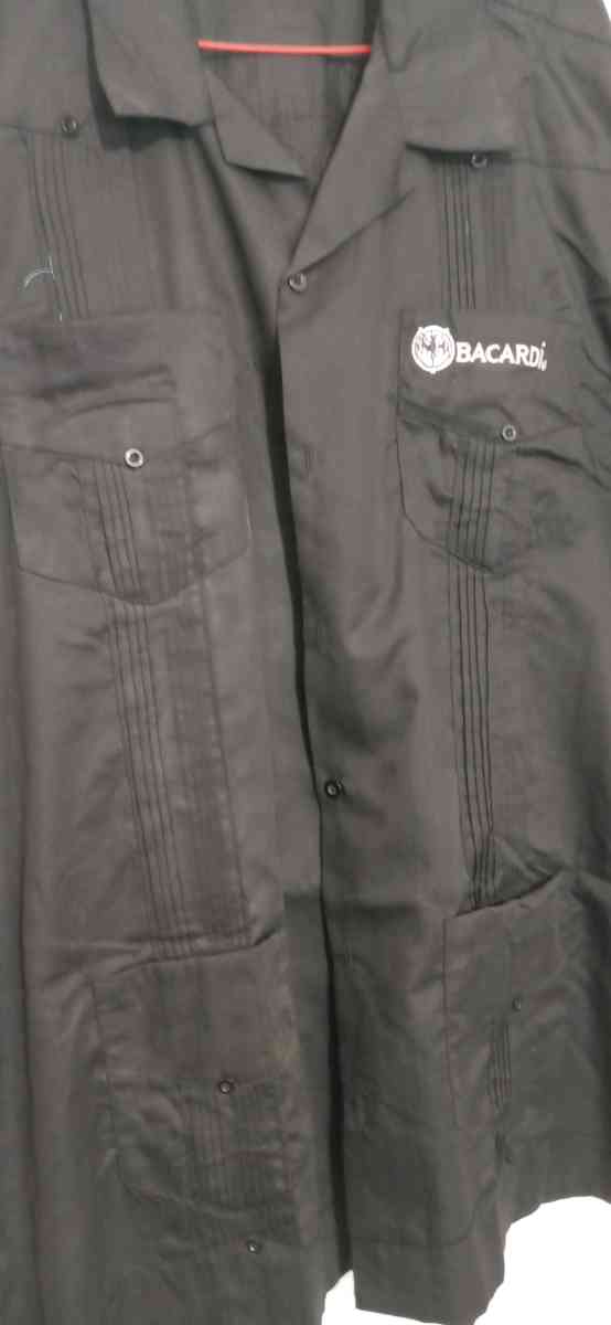 Mens Bacardi Short Sleeve Button Down Shirt