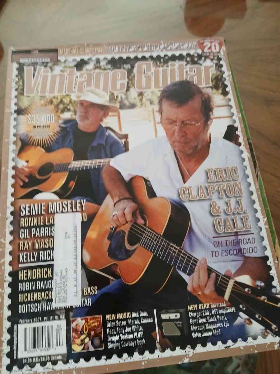 vintage Guitar magazine 2007