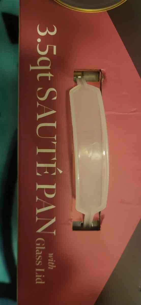 Paris Hilton Saute Pan With Glass Lid Brand Newin box