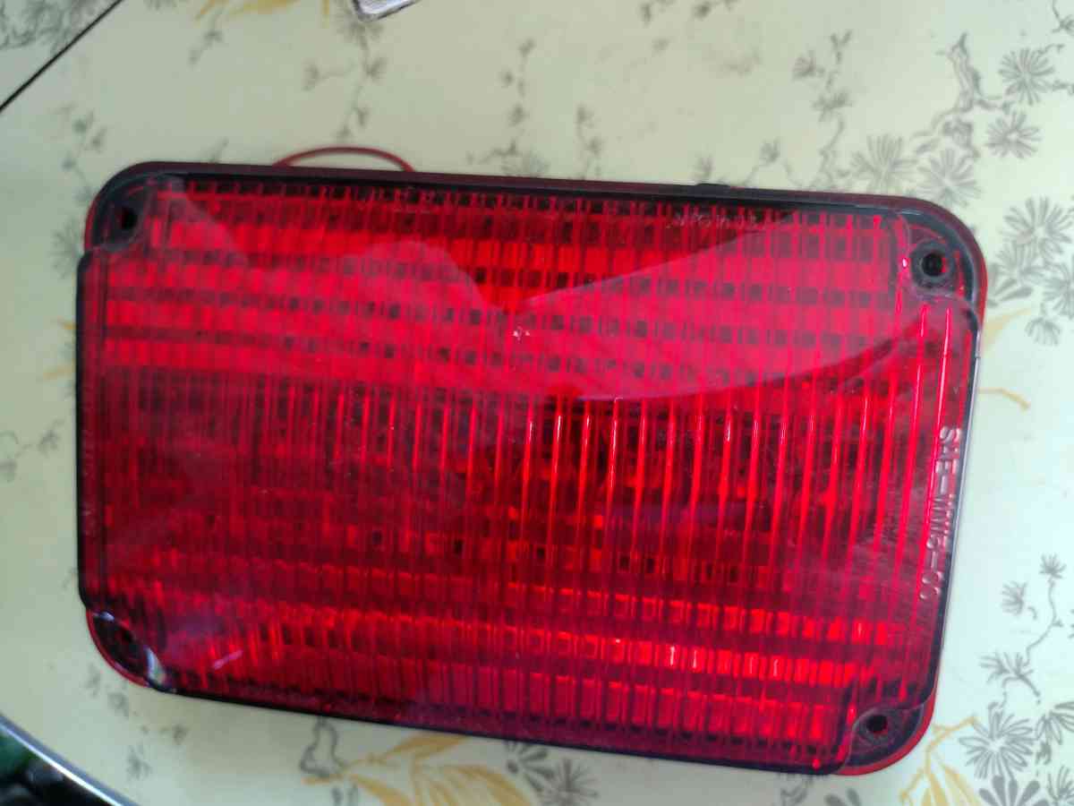 multiple whelen 600 series led flashing lights emergency