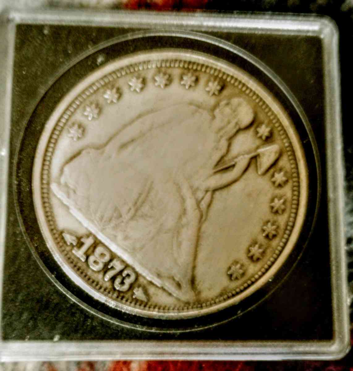 1873 1 dollar civil war coin 90 percent silver