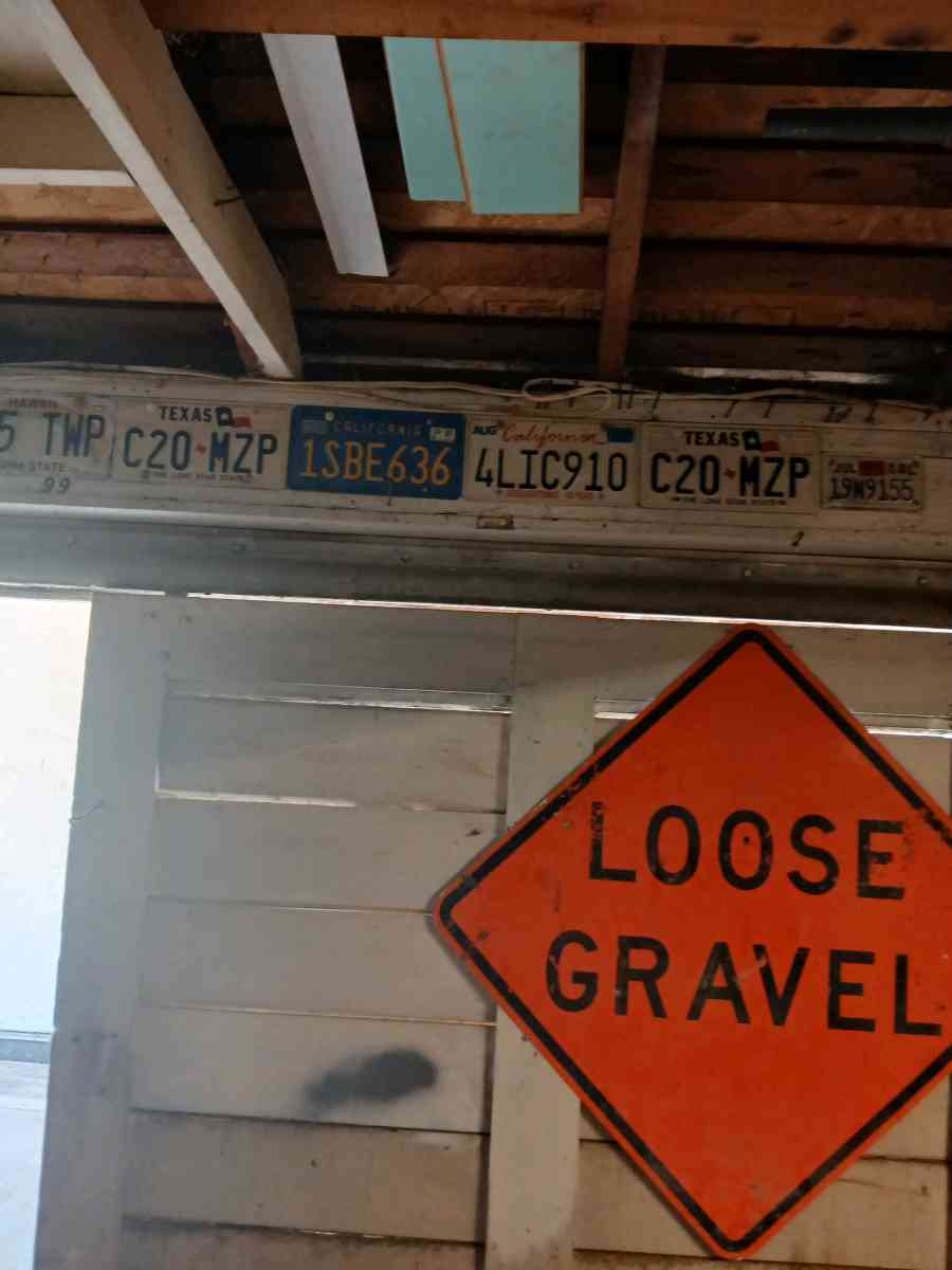 Decorative street signs and license plates